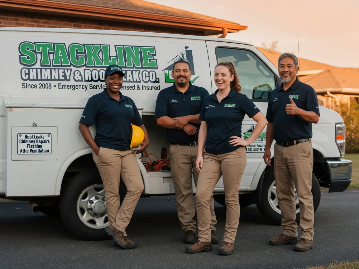 Chimney flashing repair company in Everetts, NC